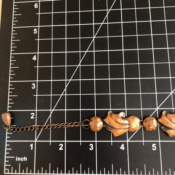 Vintage Copper Tone Unique Necklace - Picture 6 of 11